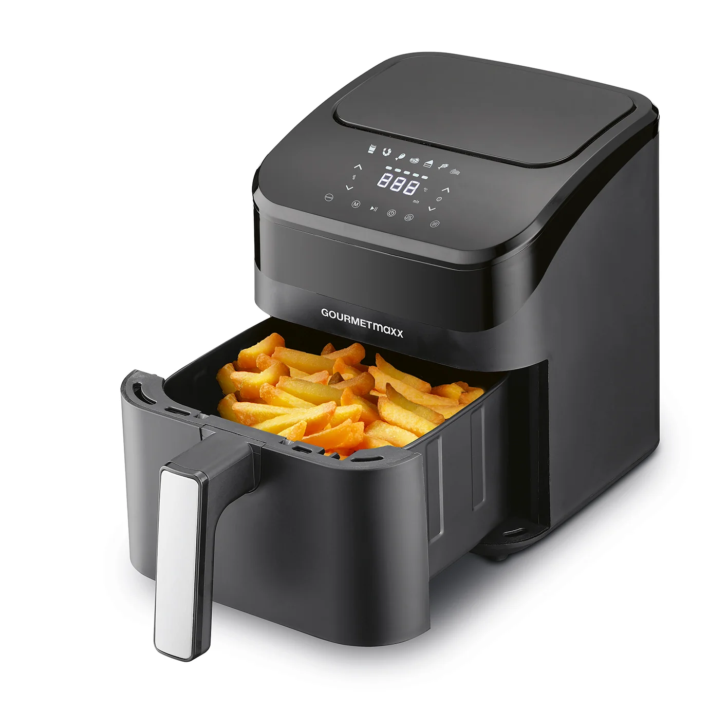 GOURMETmaxx Heißluft-Fritteuse Digital 4l 1400W schwarz - Image 8