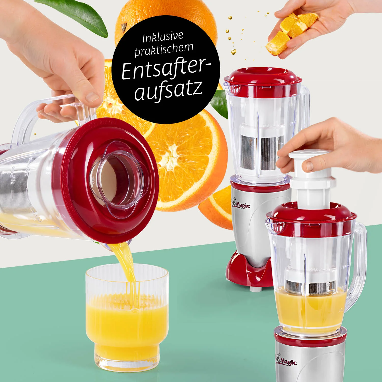 Mr. Magic Mixer - Silber/Rot - Image 4