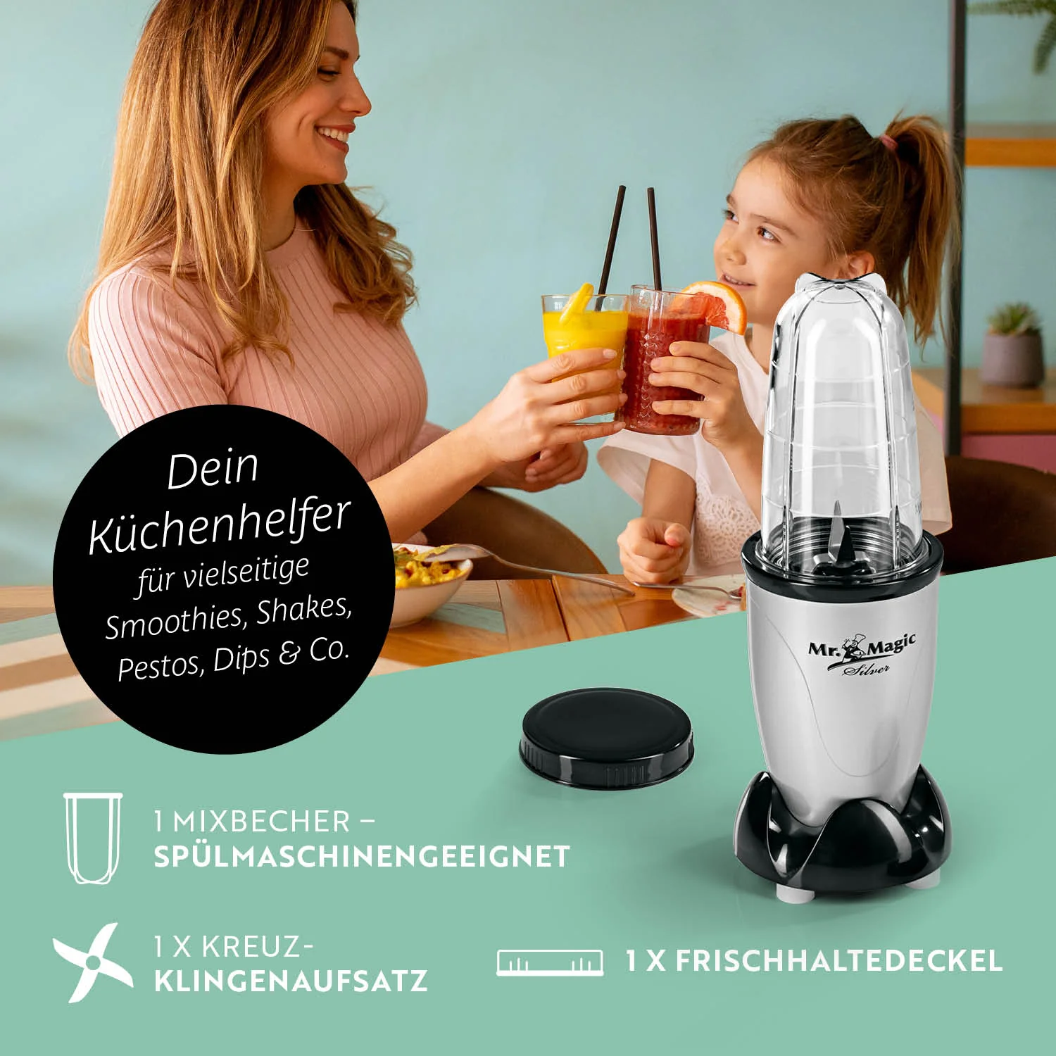 Mr. Magic Mixer Silber/Schwarz - Image 3
