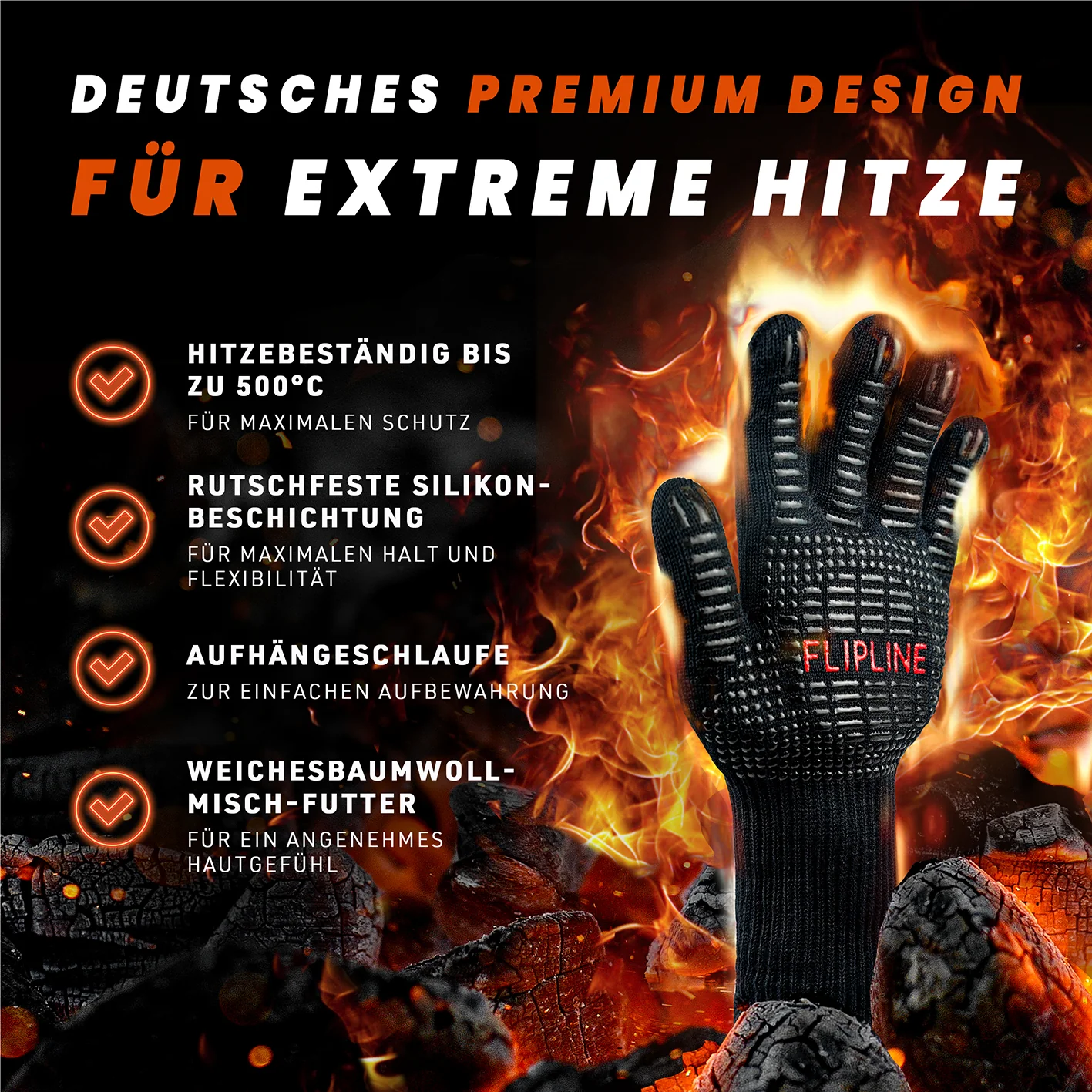 Grillhandschuhe - Größe L - Image 3