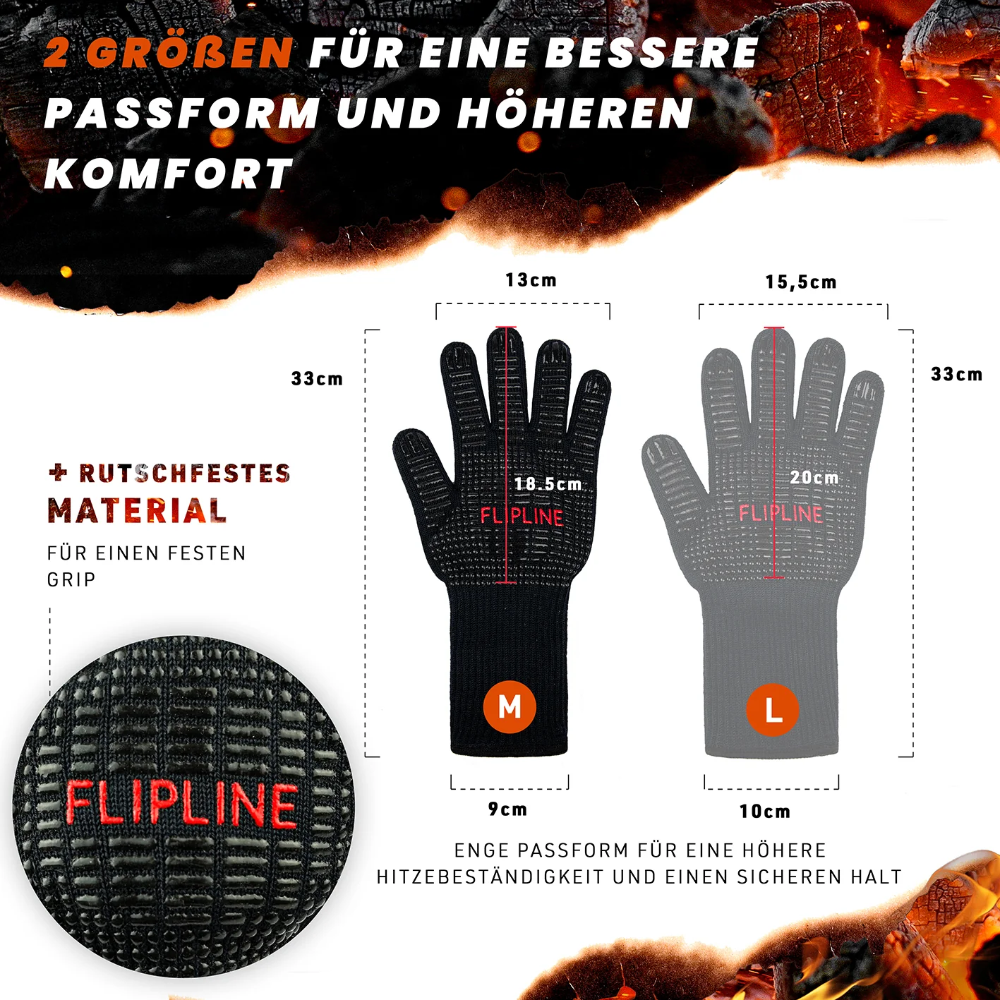 Grillhandschuhe - Größe M - Image 3