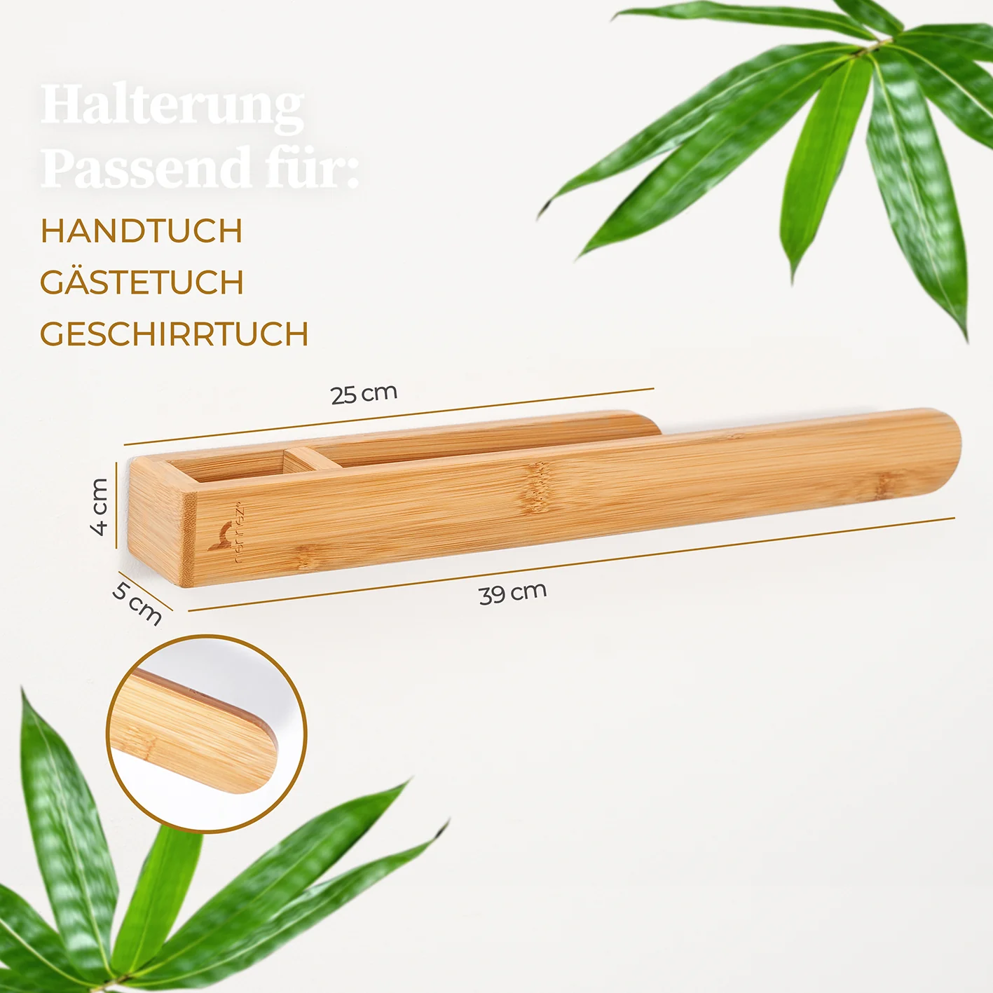 Handtuchhalter Bambus - Image 3