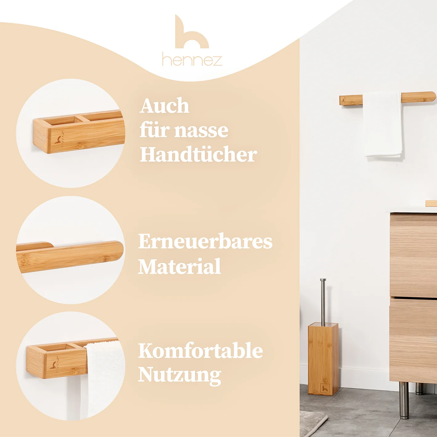 Handtuchhalter Bambus - Image 5