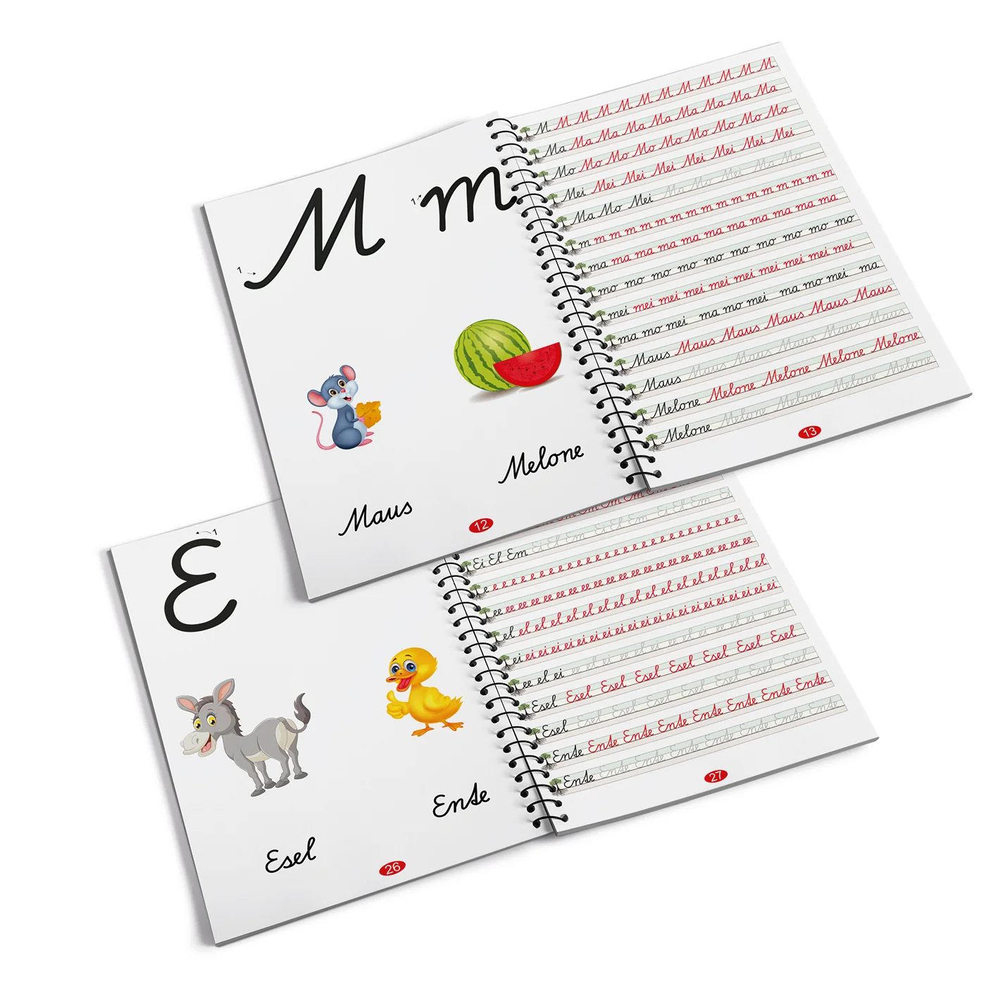 Heft Schreibschrift - Schulausgangsschrift - mit Bleistift und Radiergummi - DIN-A4 - Image 3