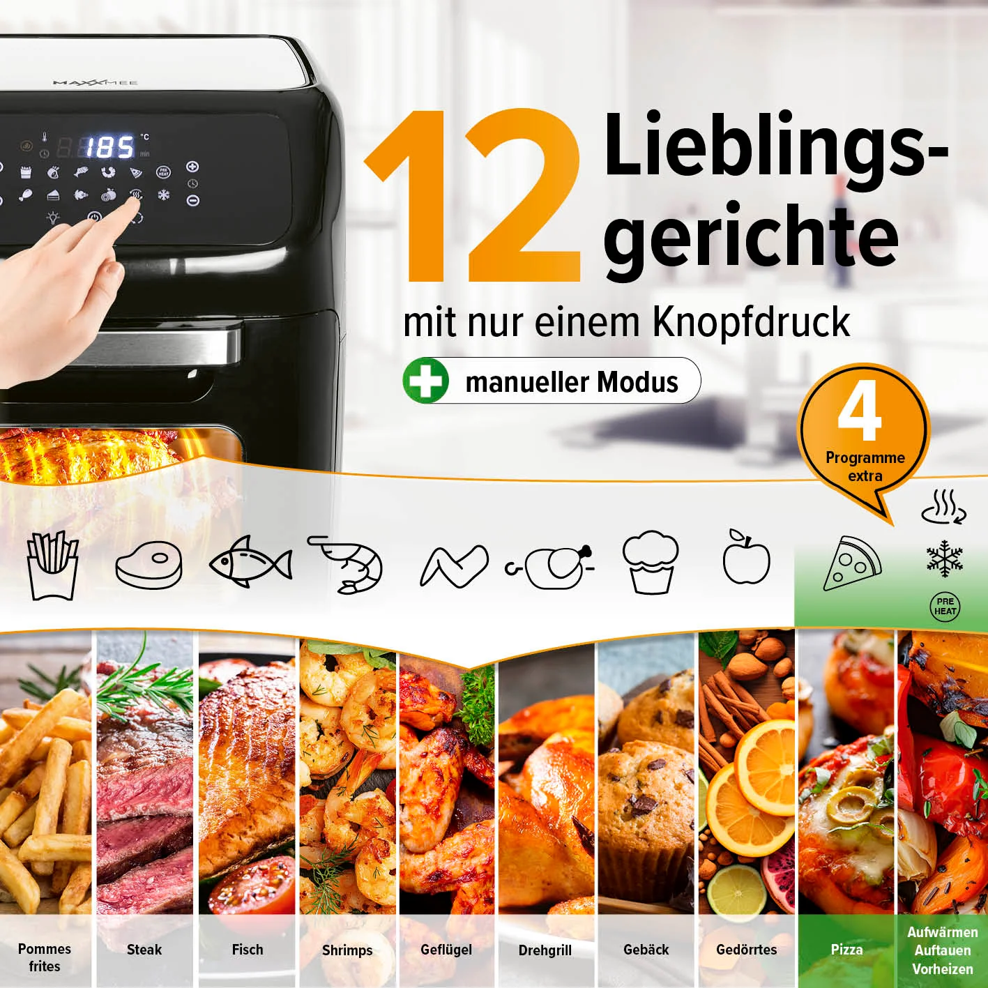 Digitale Heißluftfritteuse - Image 3