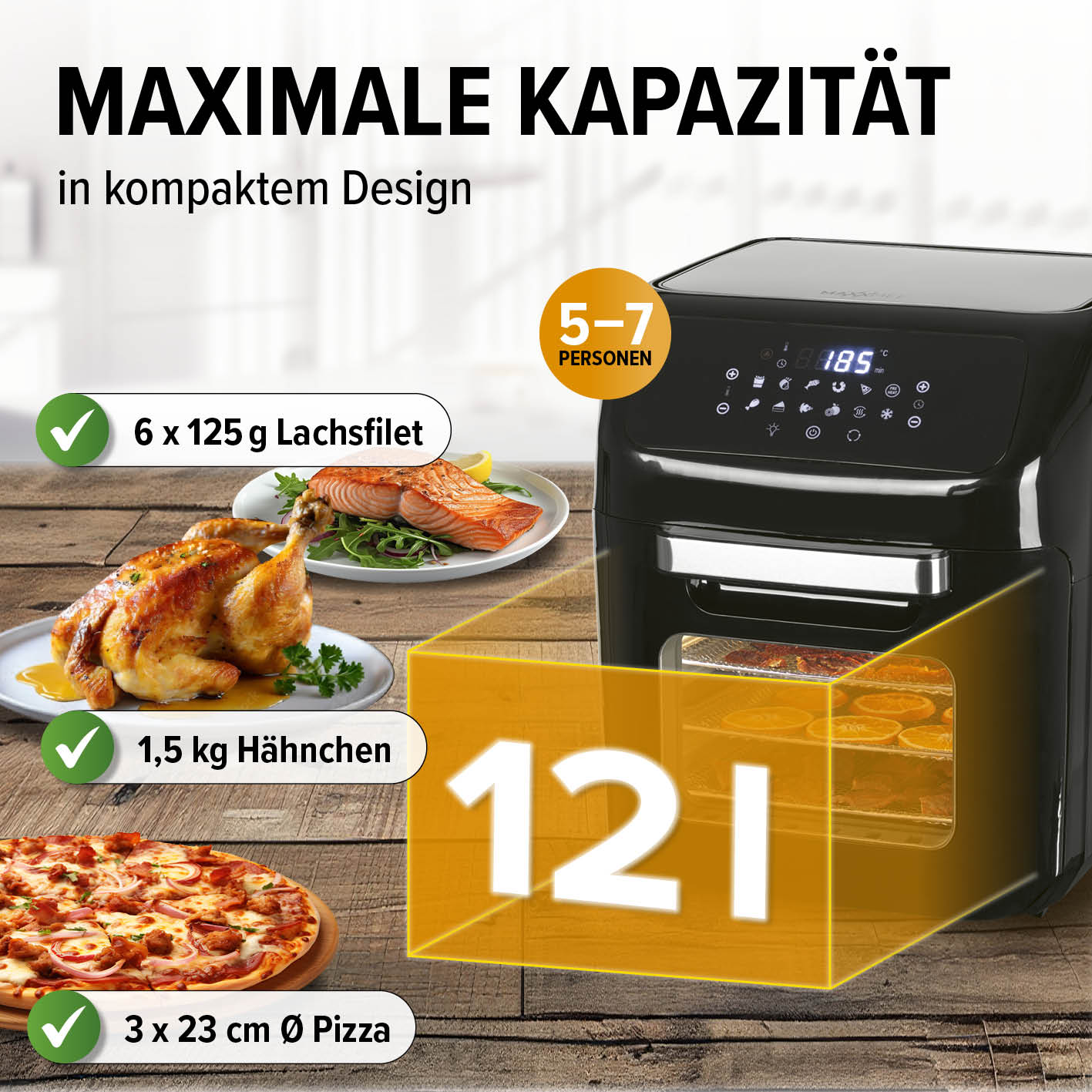 Digitale Heißluftfritteuse - Image 4