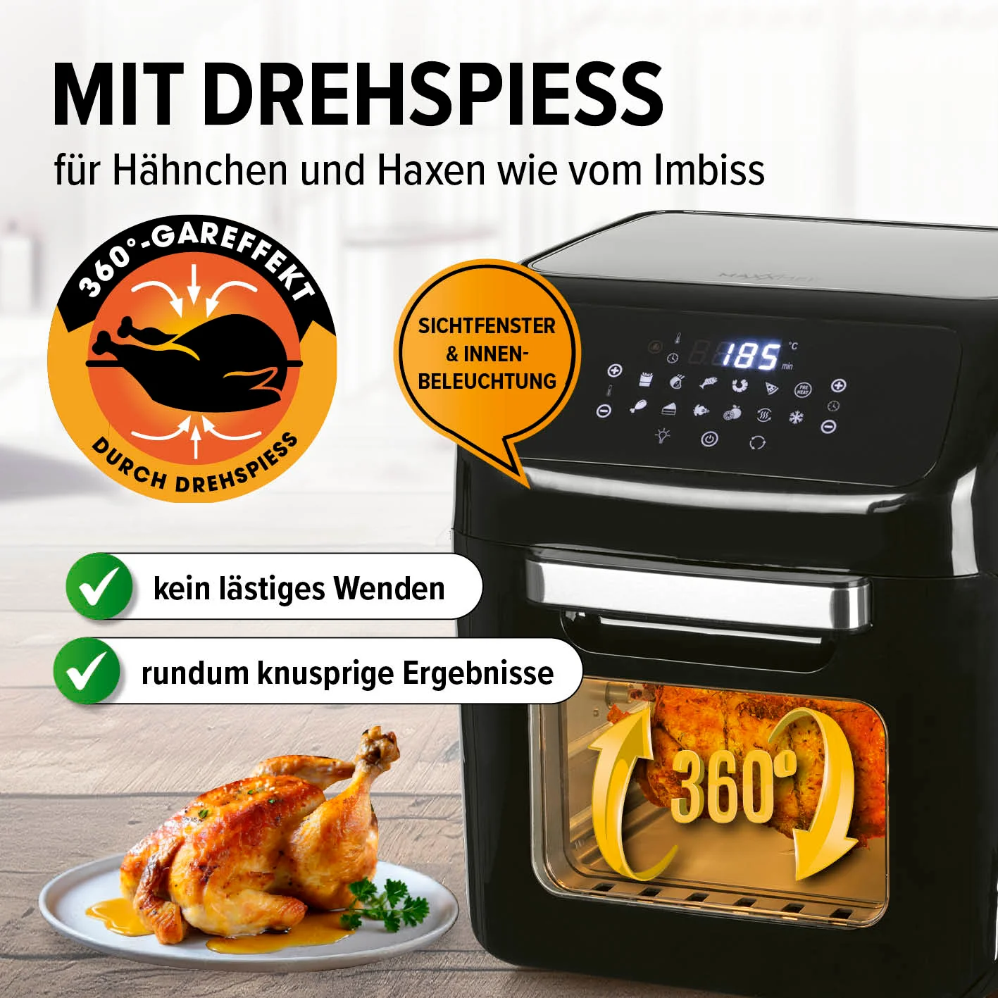 Digitale Heißluftfritteuse - Image 6