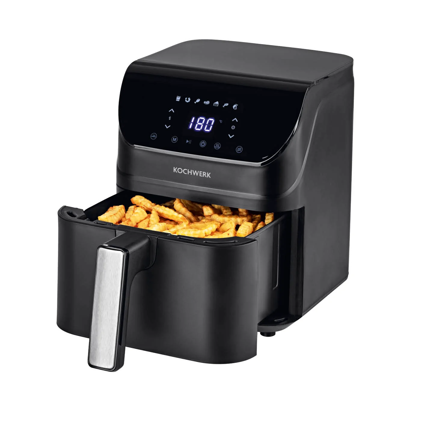 Heißluft-Fritteuse Digital mit Shake-Reminder 4l - 7 Programme