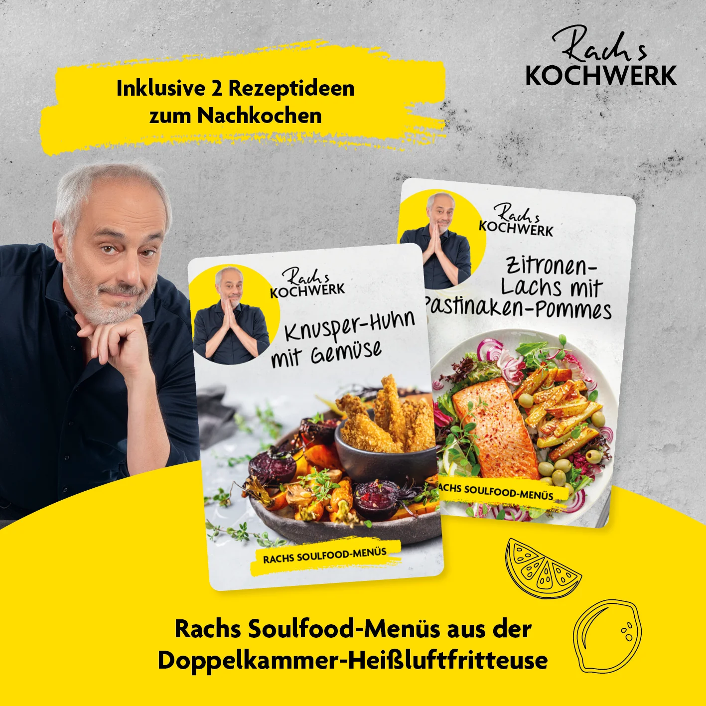 Heißluft-Fritteuse Doppelkorb 2x 3,5l - Image 7