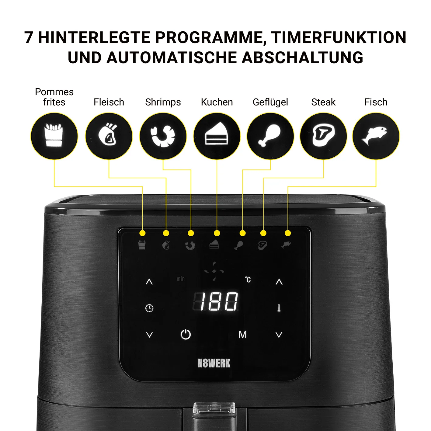 Heißluft-Fritteuse in der Midnight Edition - Image 5