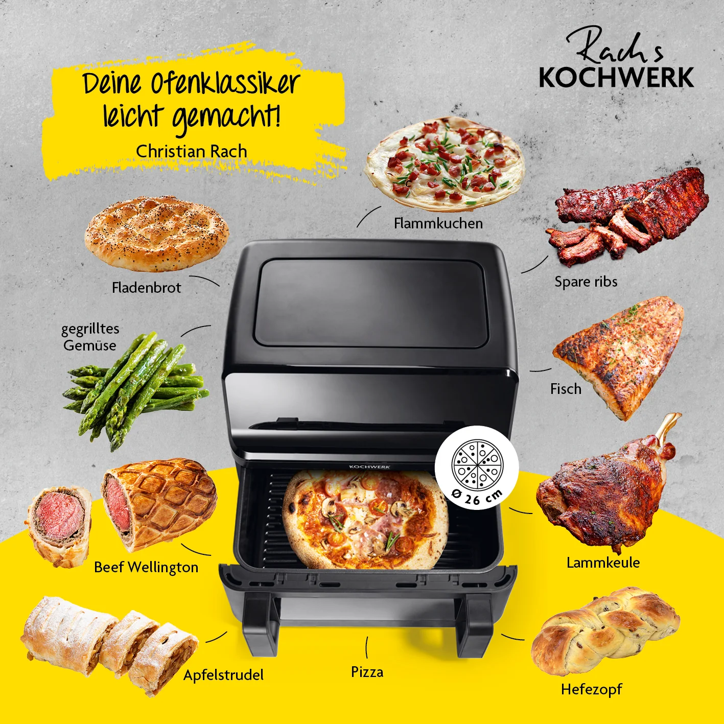Heißluft-Fritteuse Vario-Doppelkammer 9l - Image 7
