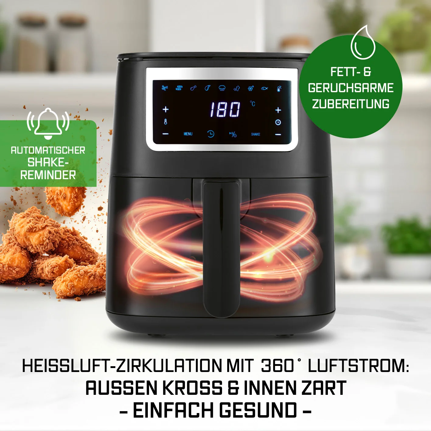 Heißluftfritteuse - 4 l - Image 4