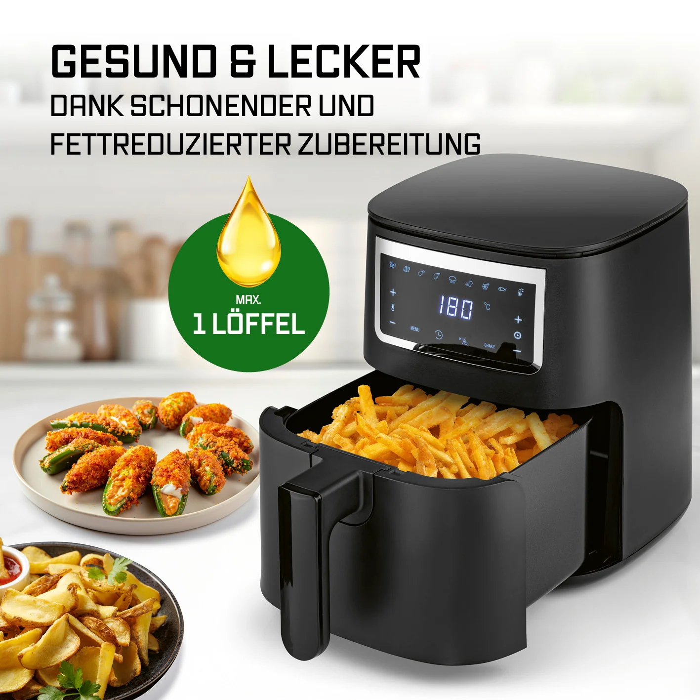Heißluftfritteuse - 4 l - Image 7