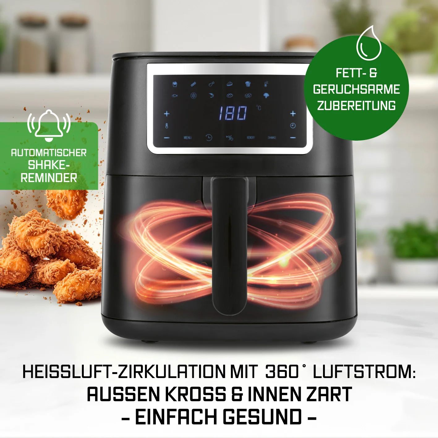 Heißluftfritteuse - 6,5 l - Image 4
