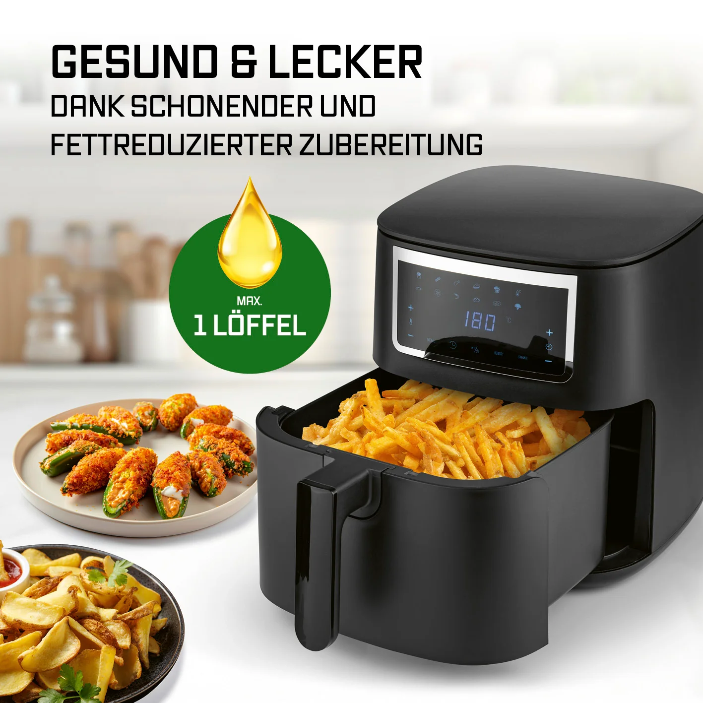 Heißluftfritteuse - 6,5 l - Image 7
