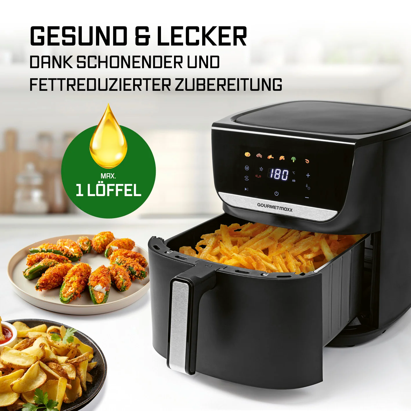 Heißluftfritteuse - 7,5 Liter - Image 9