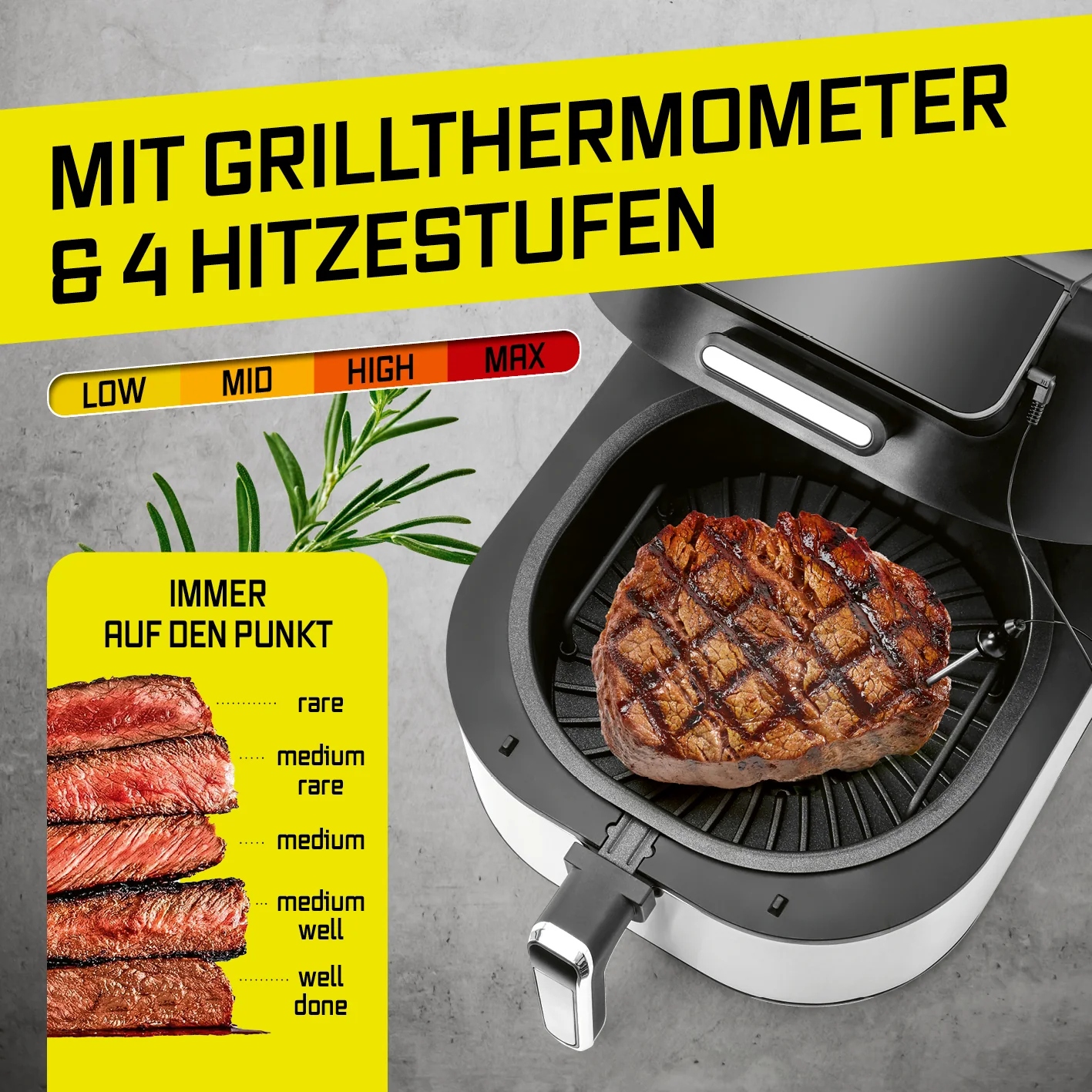 Heißluftfritteuse FryBBQ - 5 Liter - Image 3