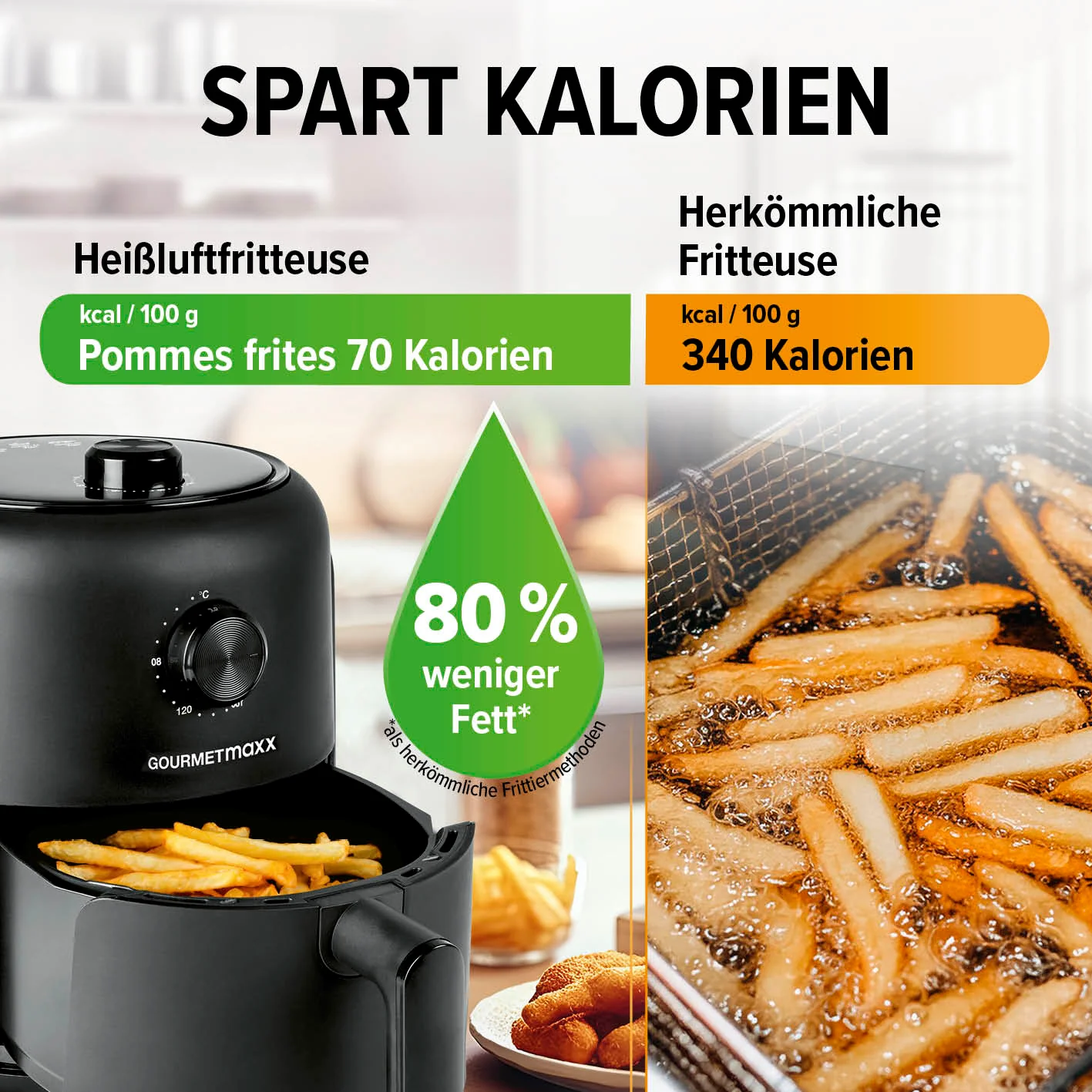 Heißluftfritteuse - 2,3 l - Image 9