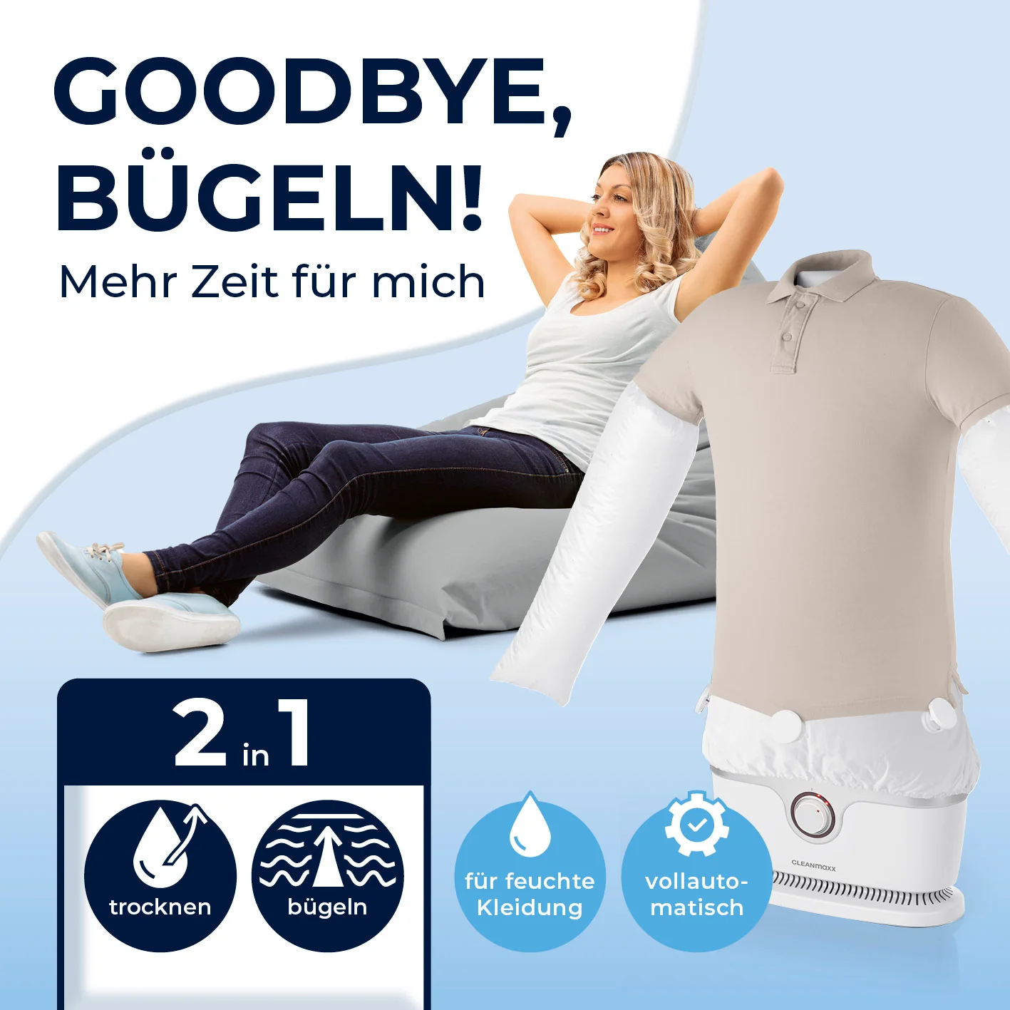 Hemdenbügler PRO - Silber/Weiß - Image 2