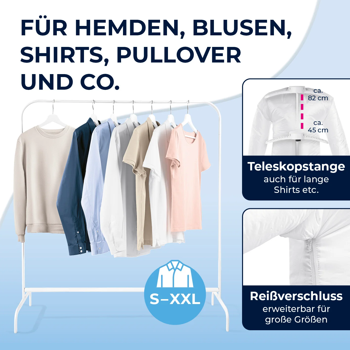 Hemdenbügler PRO - Silber/Weiß - Image 5