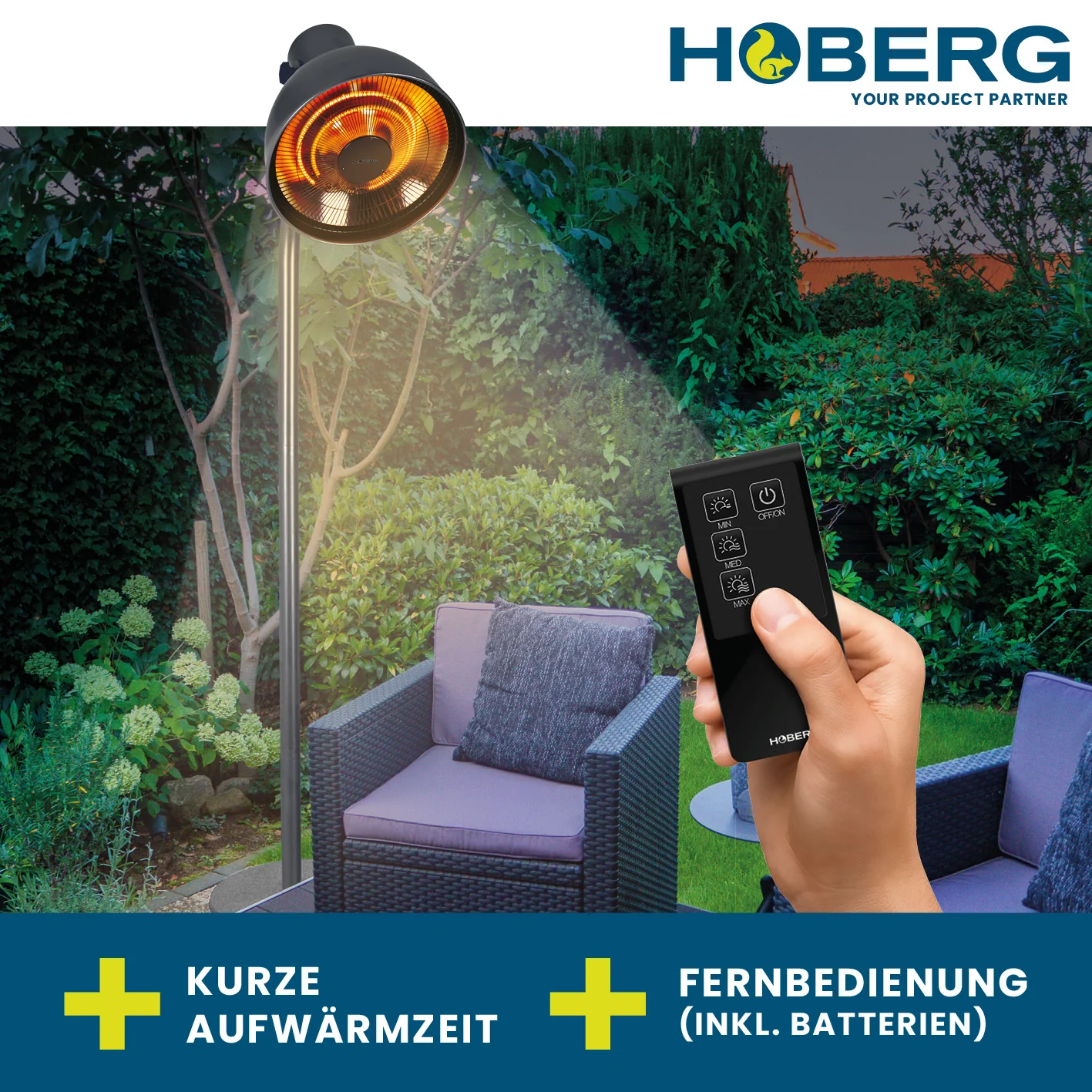 Infrarot-Heizstrahler mit Standfuß - Image 3