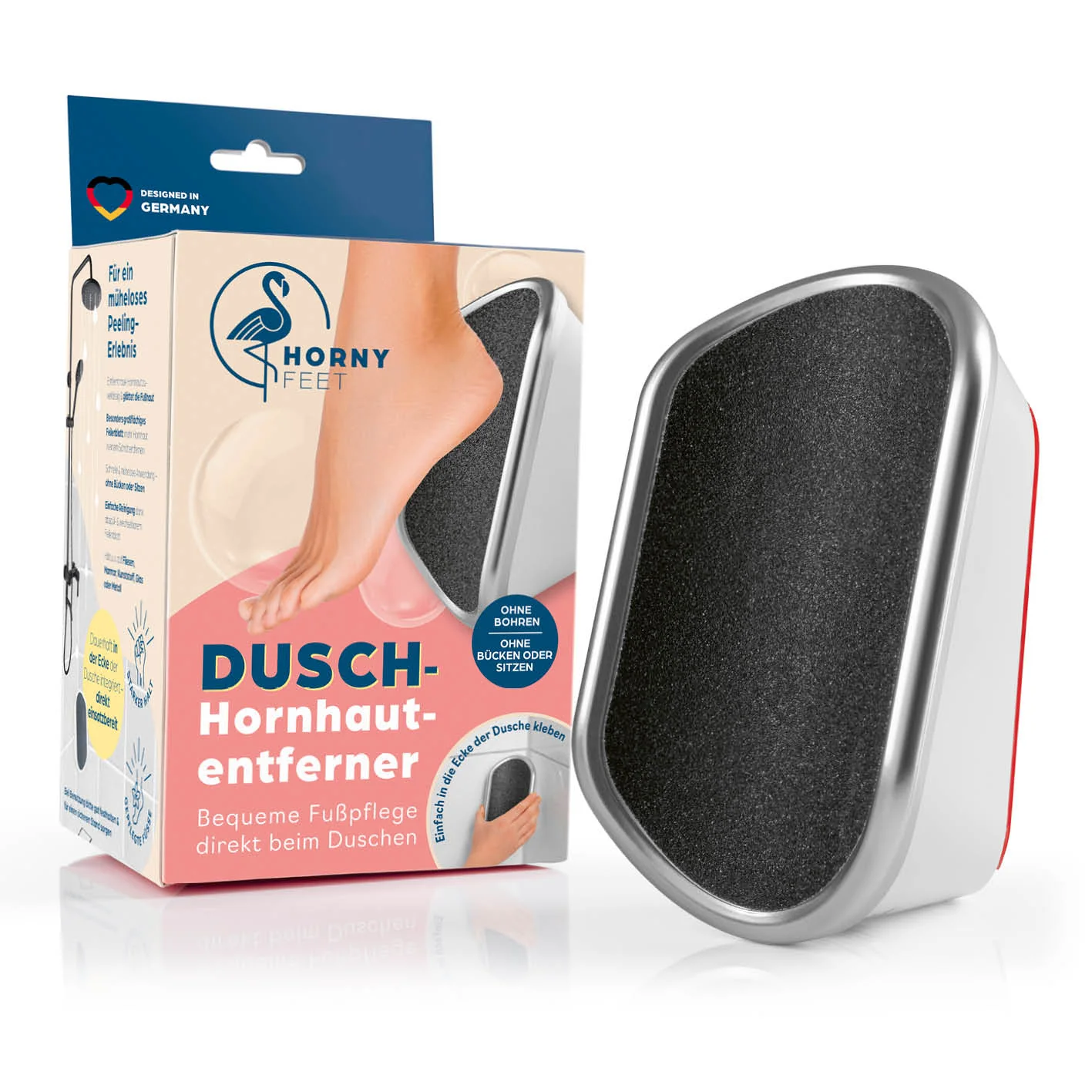 Hornhautentferner für die Dusche - Weiß - Image 2