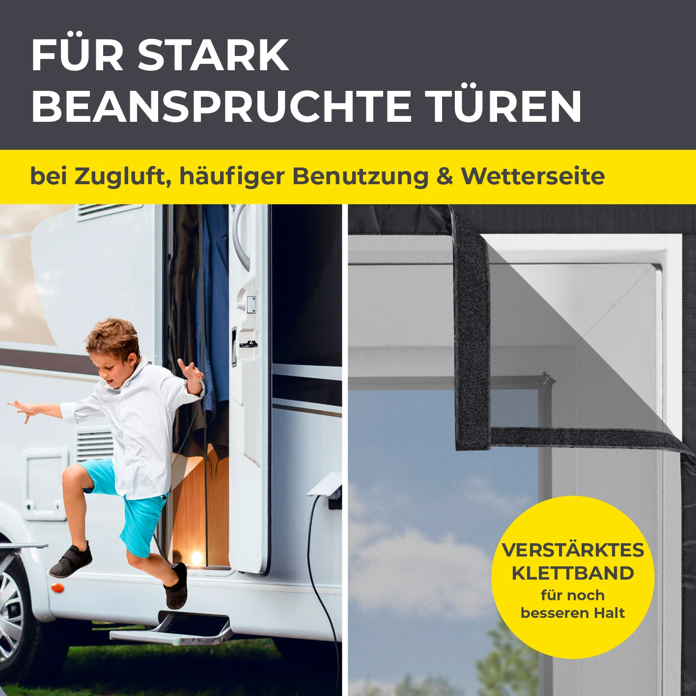 Insektenschutzvorhang für Wohnwagen - 60 x 180 cm - Image 4