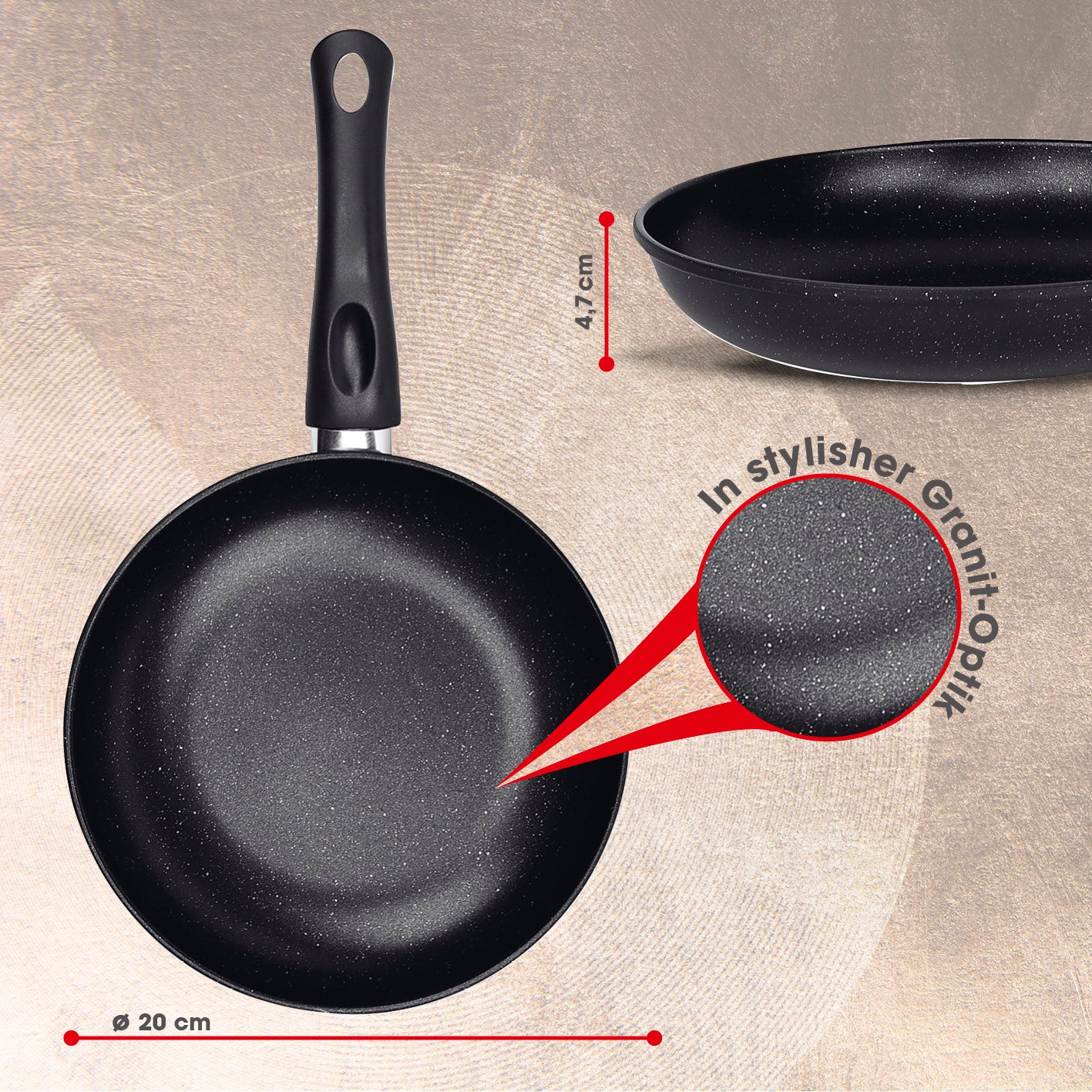 Karbonstahl-Bratpfanne Ø 20 cm - Image 4