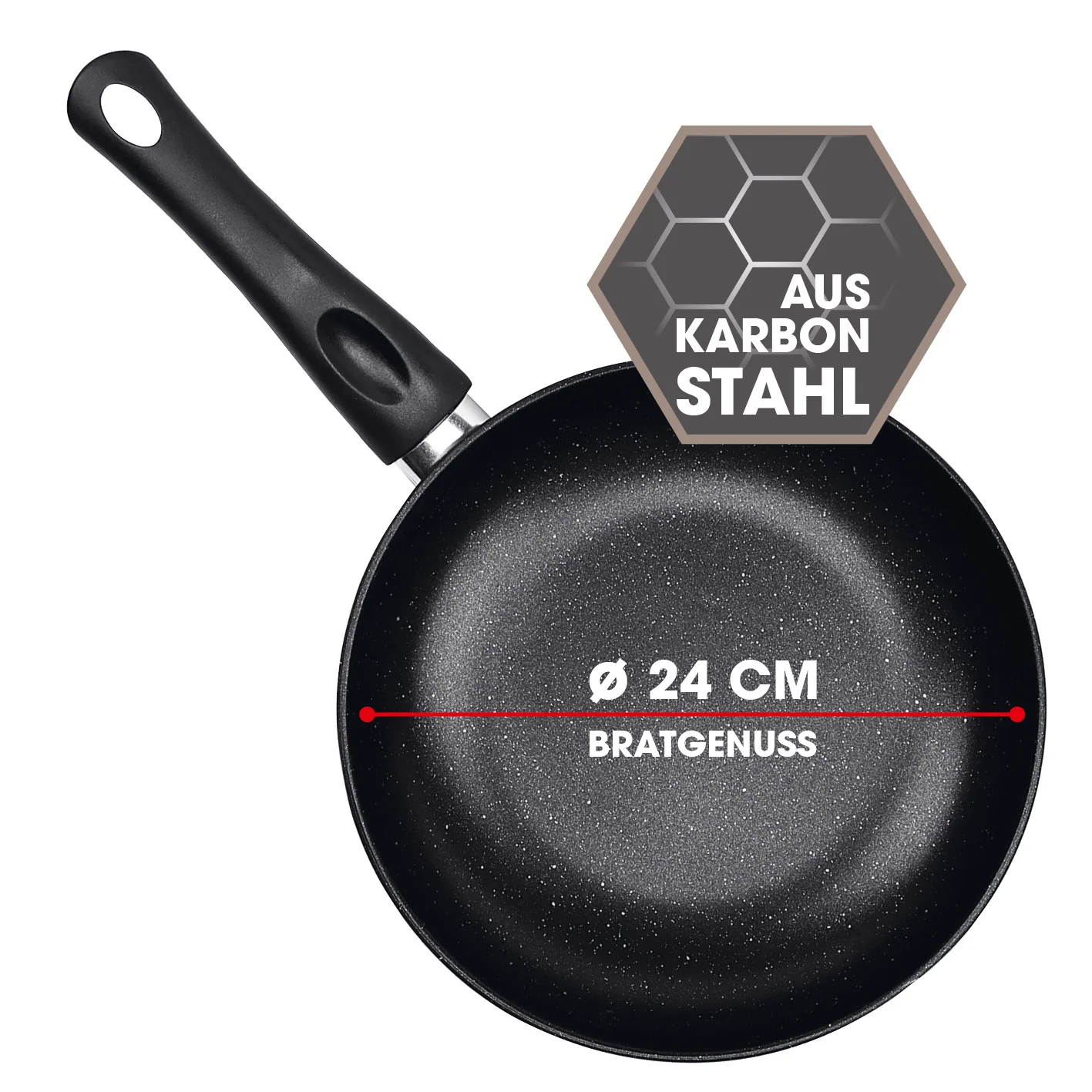 Karbonstahl-Bratpfanne Ø 24 cm