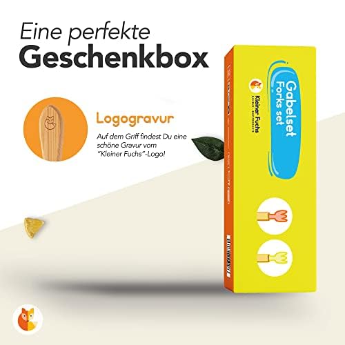 Kindergabelset - 2-tlg. - Orange & Gelb - Image 6