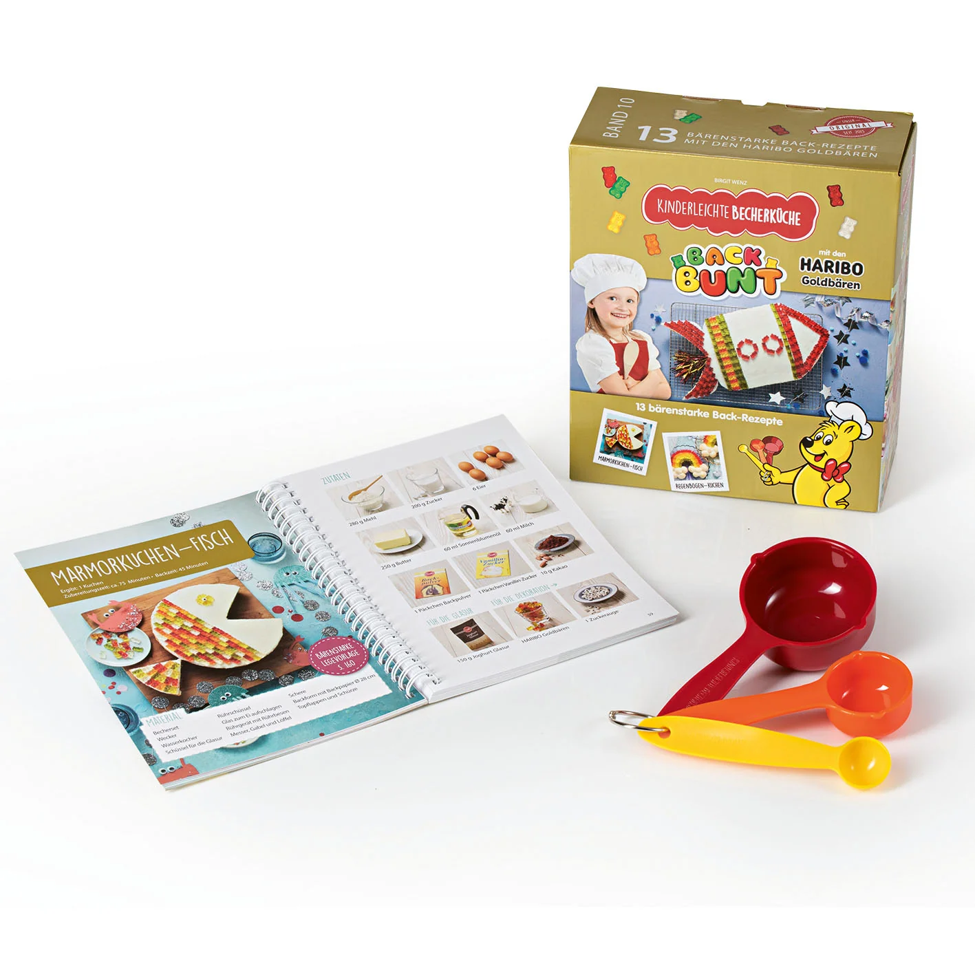 Rezeptbuch inkl. Messbecher-Set - Band 10 - Back bunt mit den Haribo Goldbären - Image 2