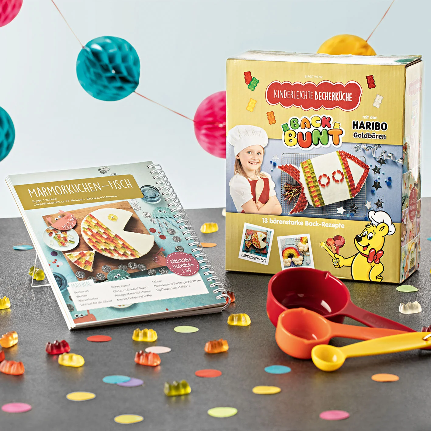 Rezeptbuch inkl. Messbecher-Set - Band 10 - Back bunt mit den Haribo Goldbären - Image 3