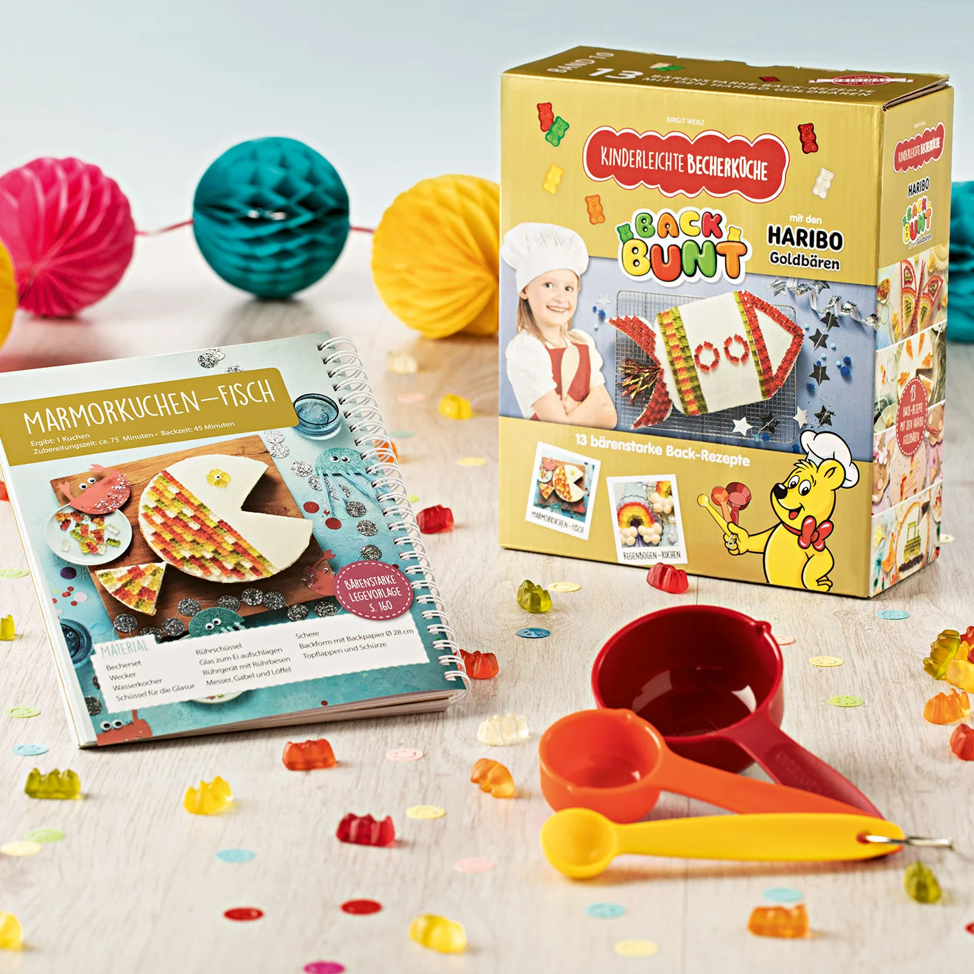 Rezeptbuch inkl. Messbecher-Set - Band 10 - Back bunt mit den Haribo Goldbären - Image 4