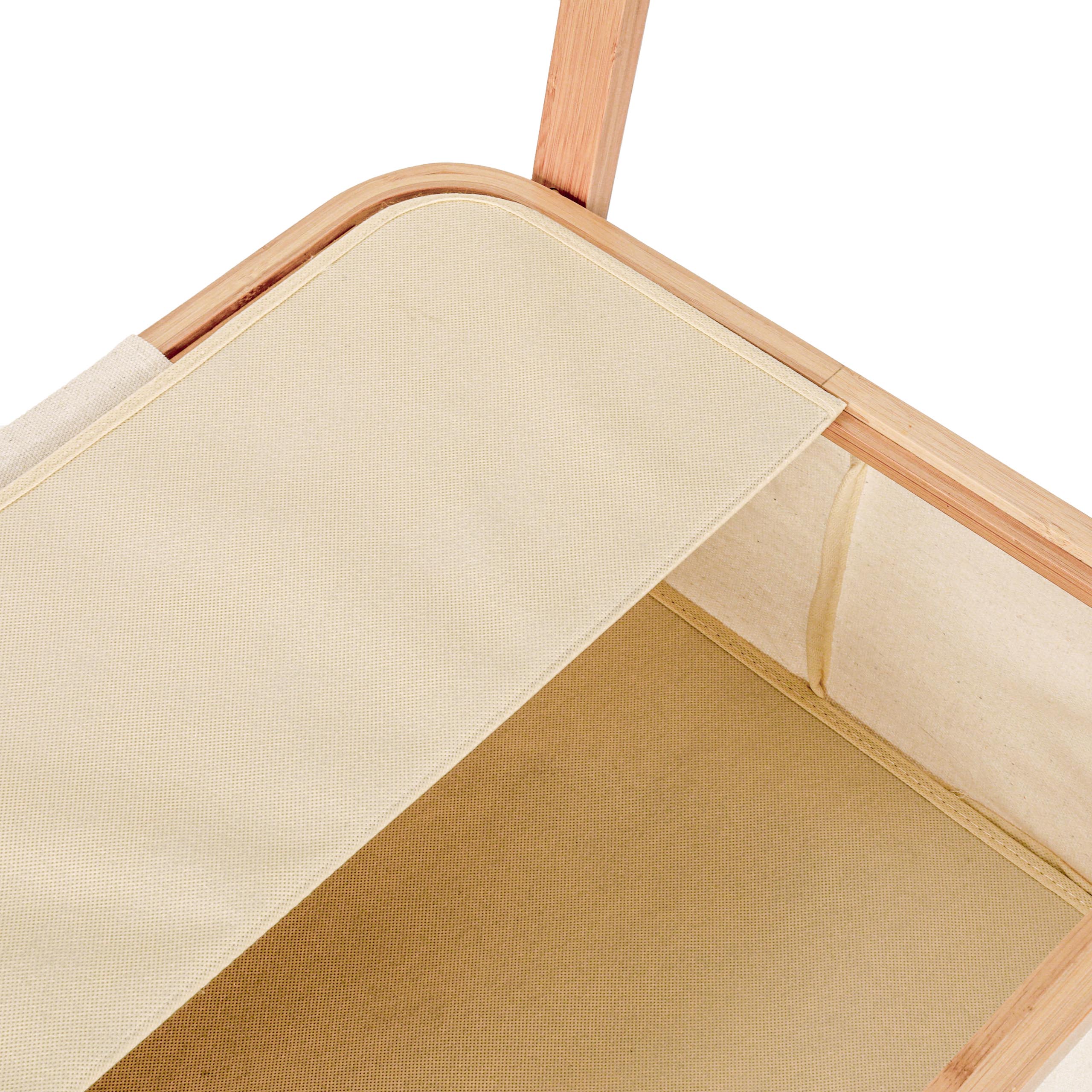 Kleiderständer aus Bambus - 159 x 60 x 45 cm - Beige - Image 7