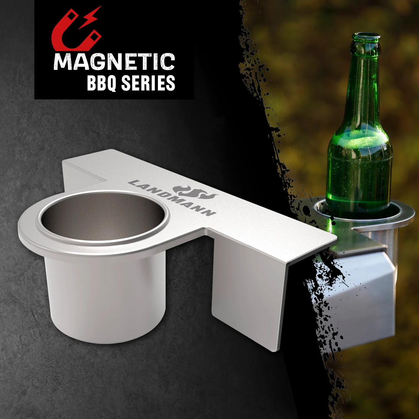 Magnet-Flaschenhalter für Grill - Image 2