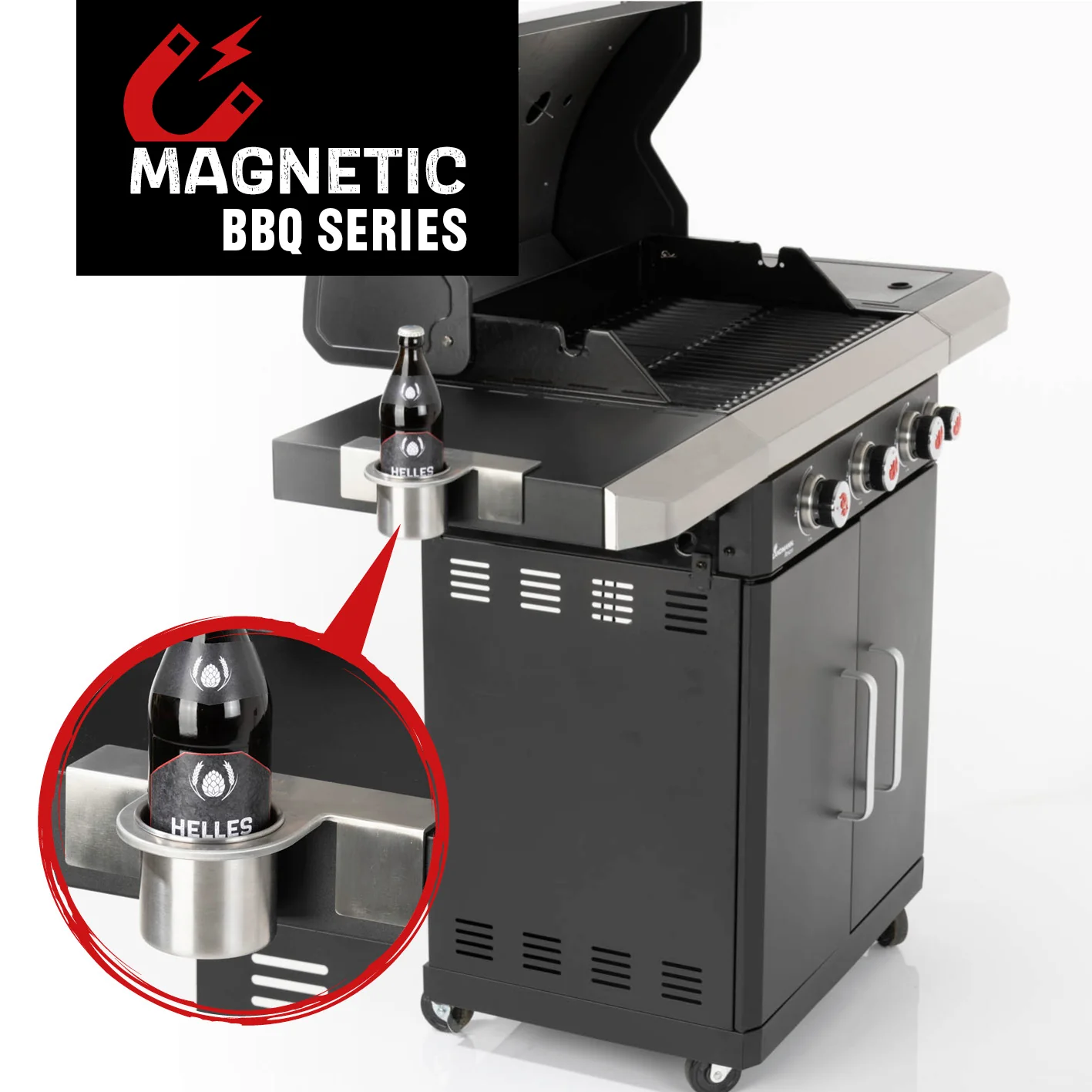 Magnet-Flaschenhalter für Grill - Image 4