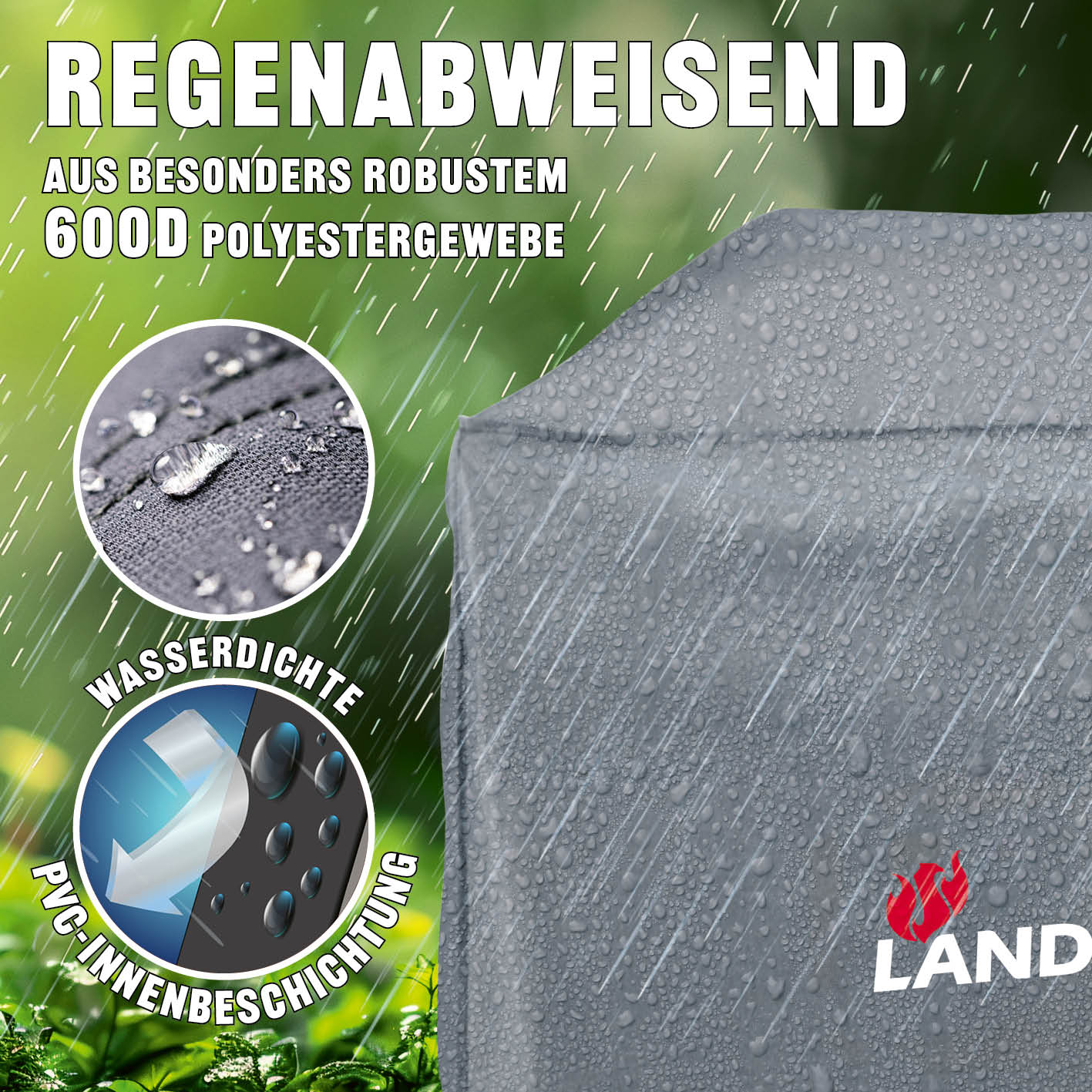 Premium Wetterschutzhaube - 59 x 127,5 x 117 cm - Image 4