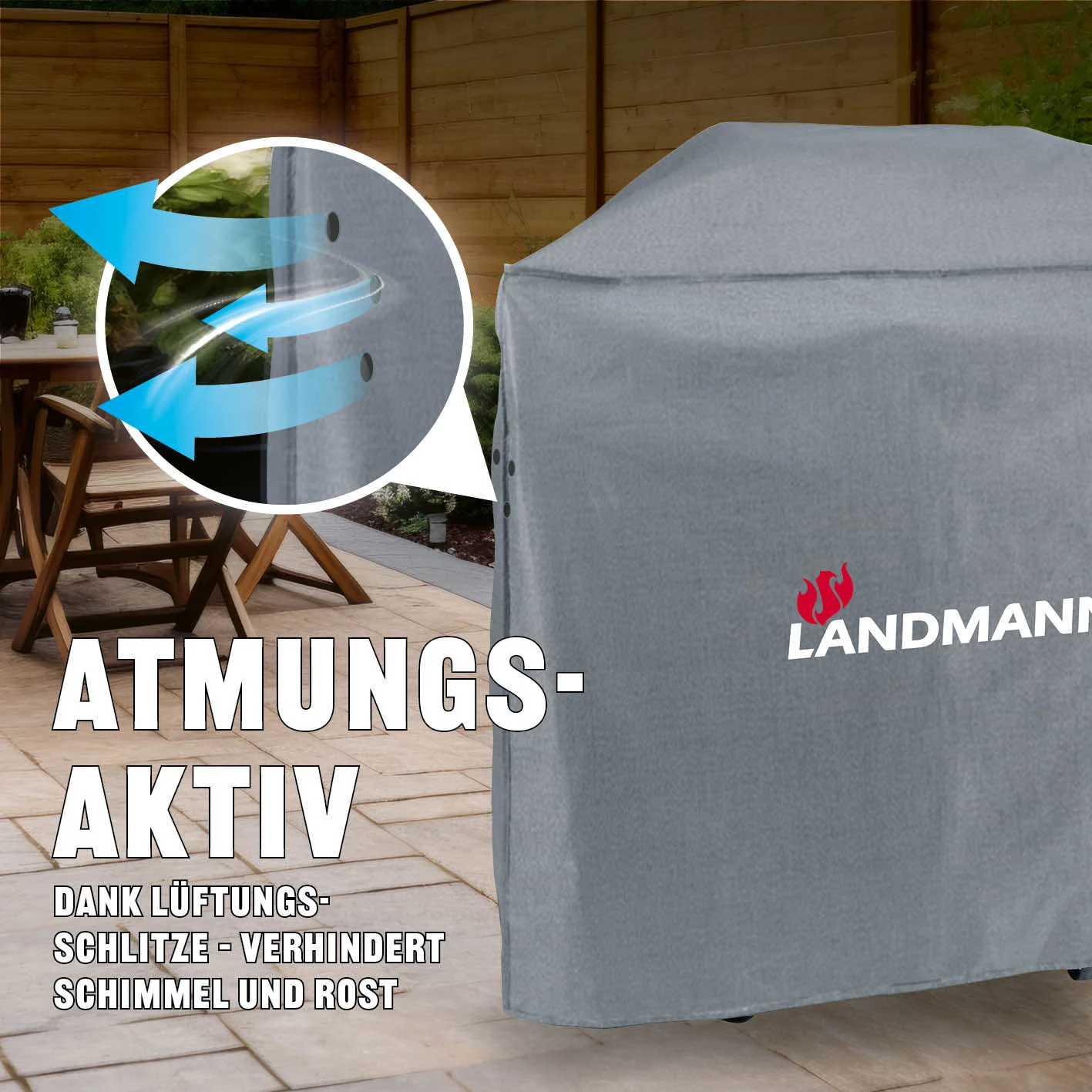 Premium Wetterschutzhaube - 59 x 127,5 x 117 cm - Image 6