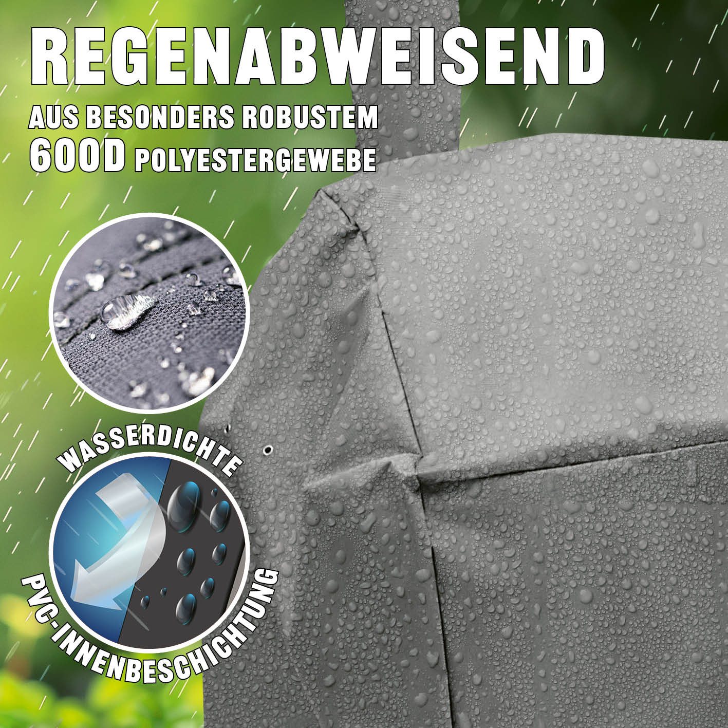 Premium Wetterschutzhaube - 78 x 130 x 118 cm - Image 4