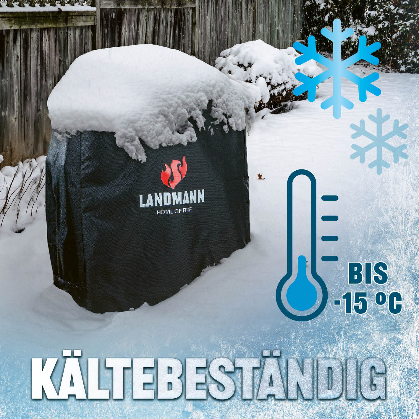 Wetterschutzhaube Premium - 60x80x120cm - schwarz - Image 7