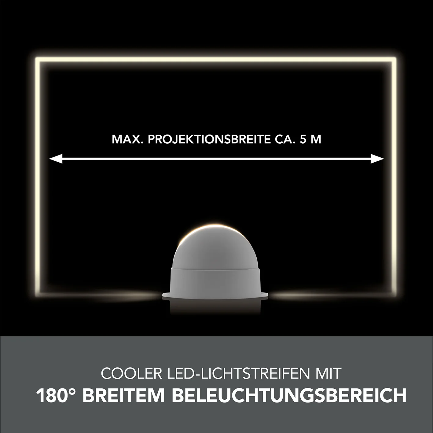 LED-Rahmen-Projektor - weiß - Image 4