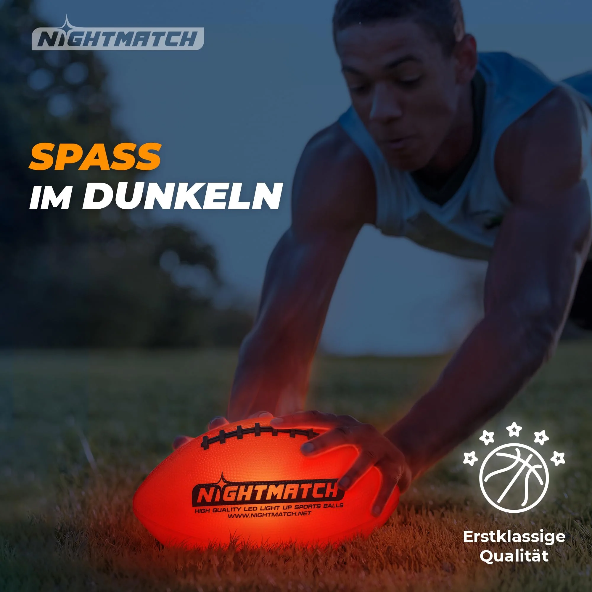 Leuchtfootball - Komplettset - Gr.6 - Orange - Image 3