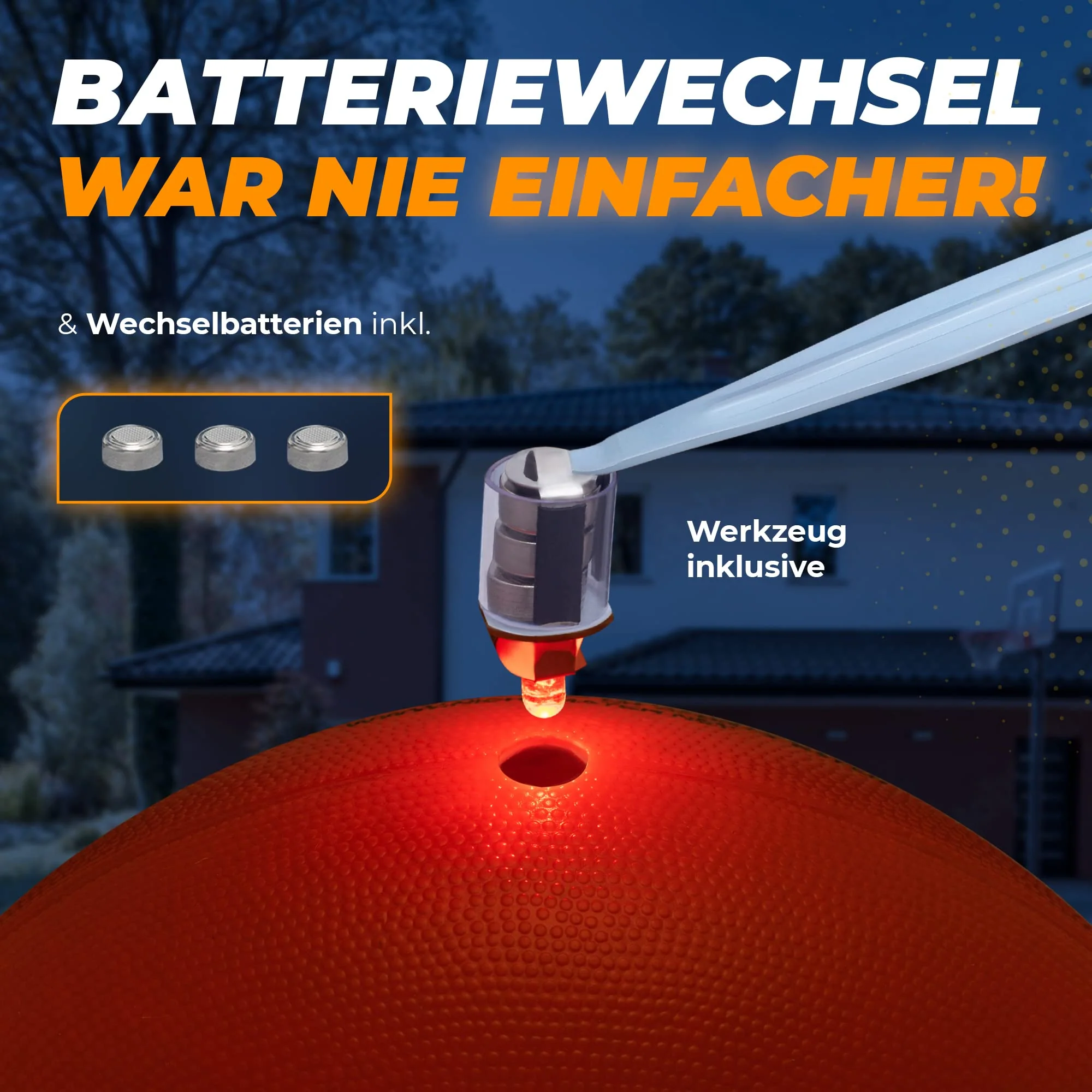 Leuchtfootball - Komplettset - Gr.6 - Orange - Image 6