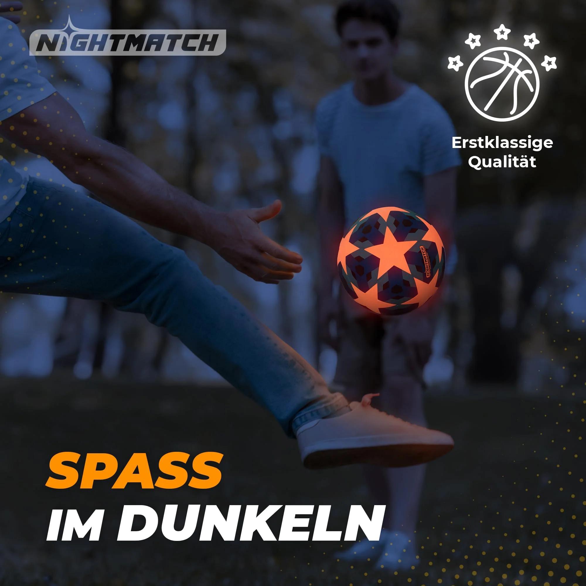 Leuchtfußball - Komplettset - Blau-Stern (Kopie) - Image 3