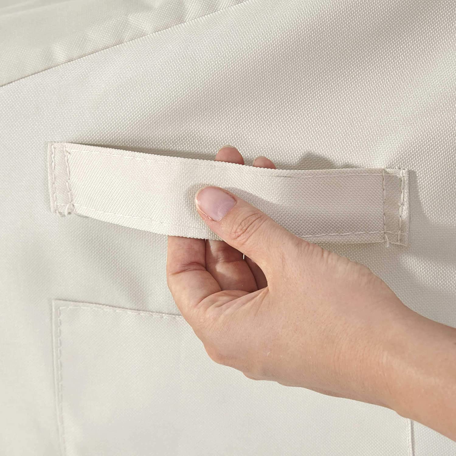 Abdeckung für gestapelte Patio Stühle - 85 x 65 x 80/119 cm - Beige - Image 5