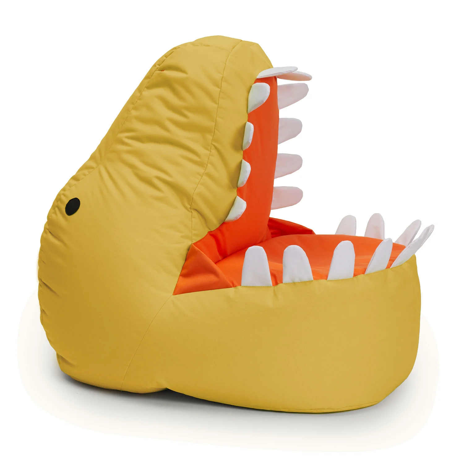 Kindersitzsack Animal Line Dino (270 L)  - indoor & outdoor - Senfgelb