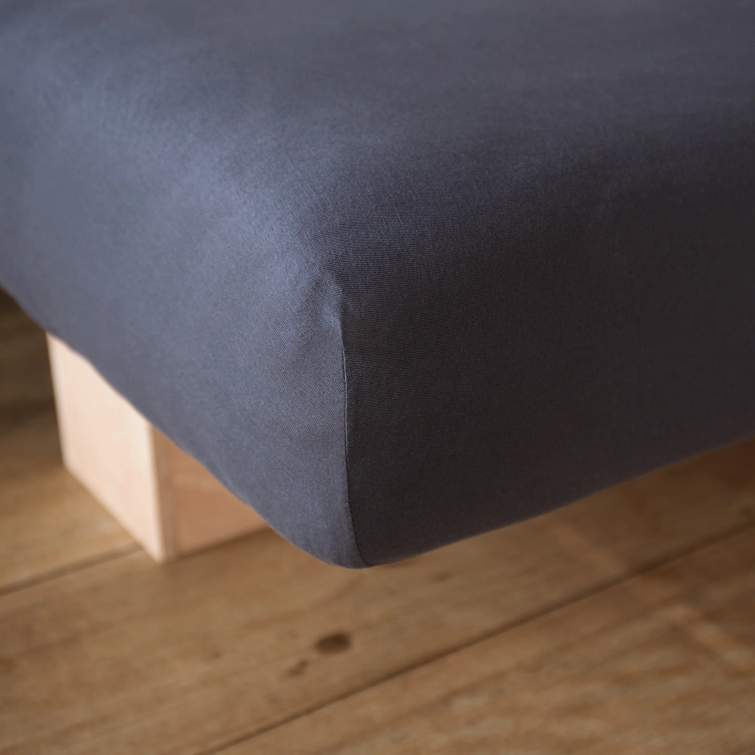 Comfort Jersey Spannbettlaken - 160 g/m² 100% Baumwolle - 140-160 x 200 cm - Anthrazit - Image 6