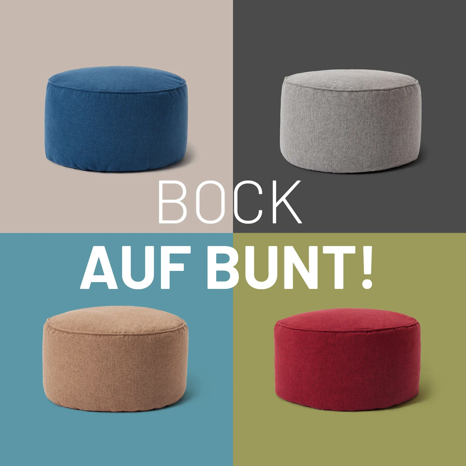 Comfort Line Sitzsack-Hocker/Pouf (50 L) - indoor - Rot - Image 7