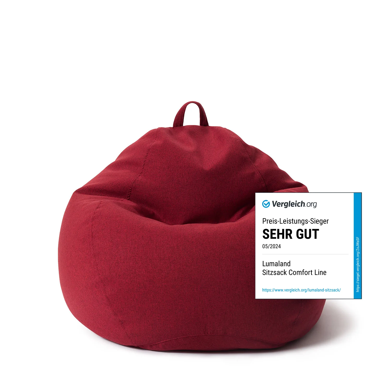 Comfort Line Sitzsack L - 185 L - Rot