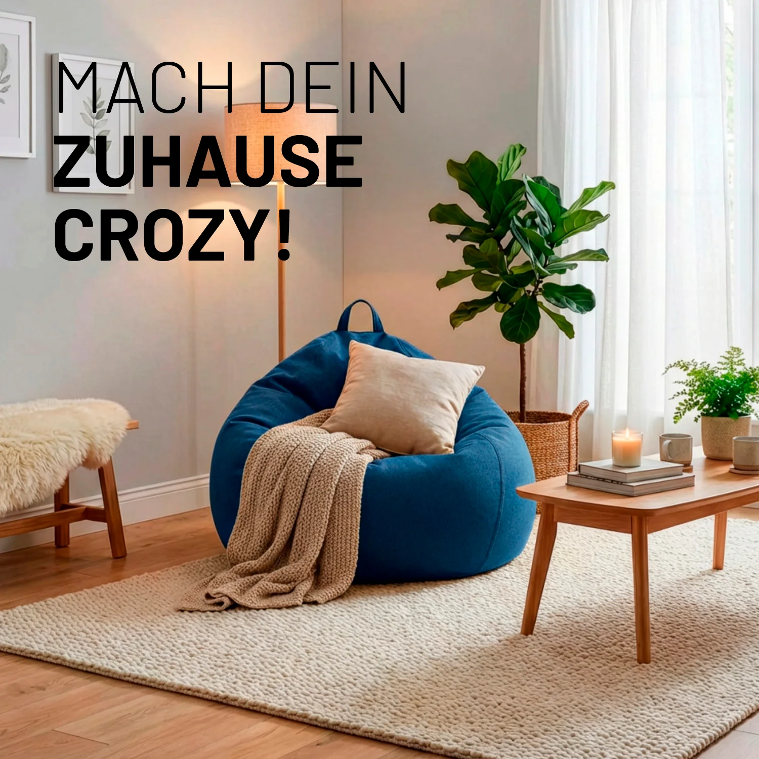 Comfort Line Sitzsack XXL - 315 L - Dunkelblau - Image 8